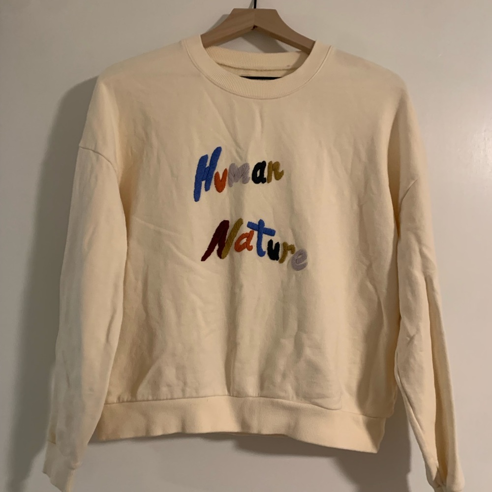 “Human nature” Miles by Madewell sweatshirt
